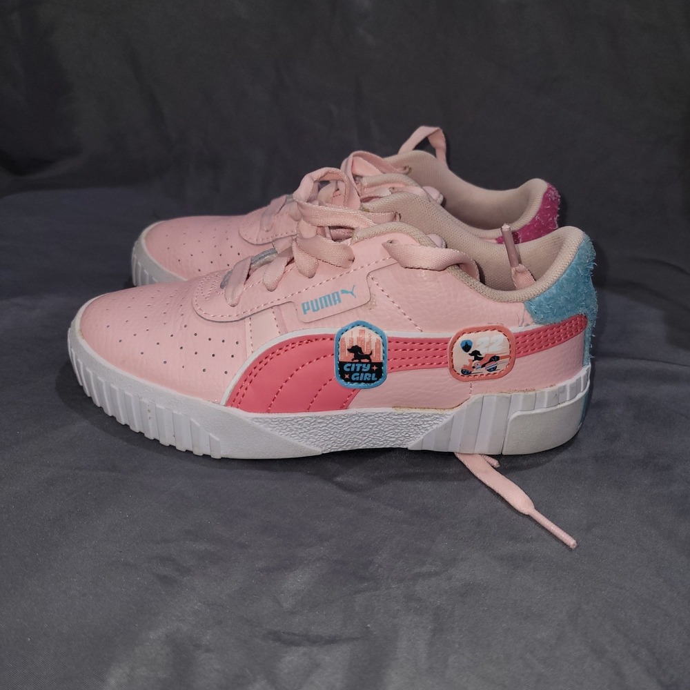 Puma Paw Patrol Team Lace Up Youth Girls Size 13 Pink Casual Shoes 39503701